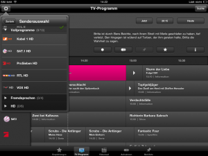 iPad Programm Manager 3.0 - Entertain Sat